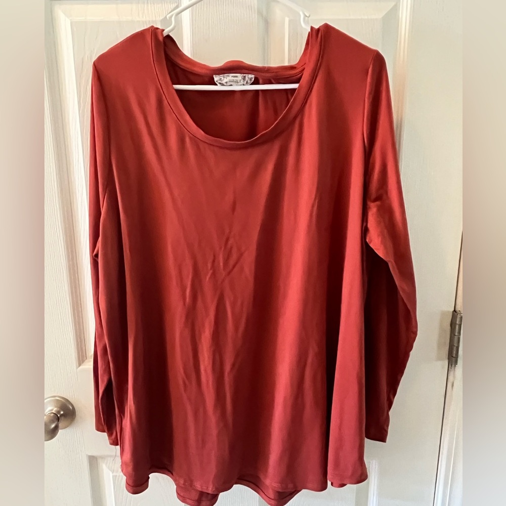 Pink Republic Brick/Rusty Red long Sleeve Shirt